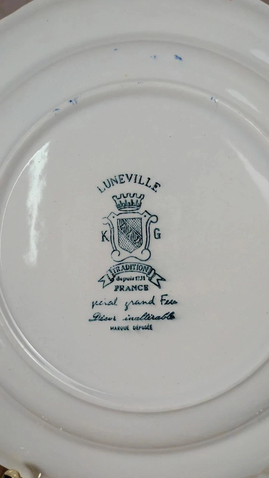 Lot de 2 assiettes creuses Lunéville – modèle The Cottage – photo 5